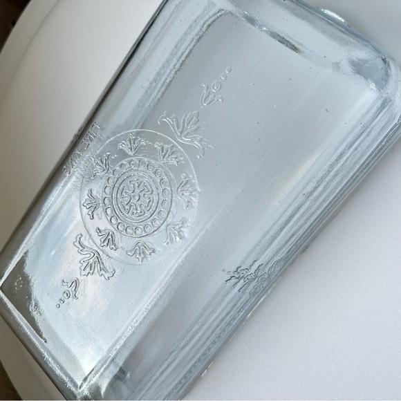 Vintage Fire-King Glass Philbe Sapphire 9"x5" Loaf Bread Cake Pan - Picture 5 of 13